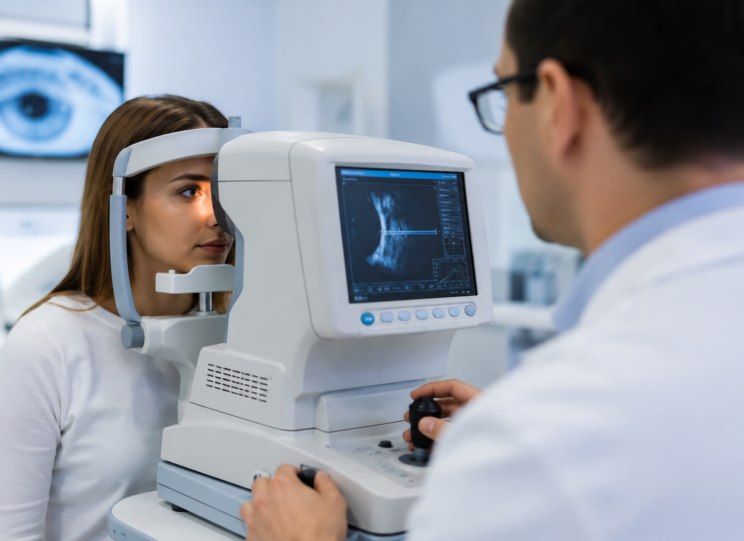 Biometrie Oculară cu Ultrasunete